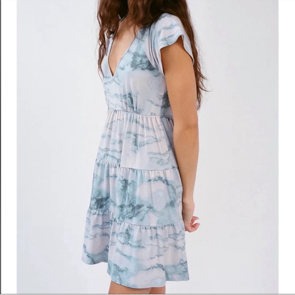 Urban Outfitters -Julia Tiered Frock Ruffle Mini Dress - Size: Small - Picture 2 of 3